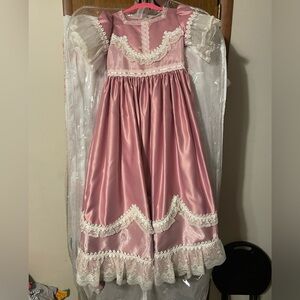 Dusty Pink Heirloom Pageant Dress